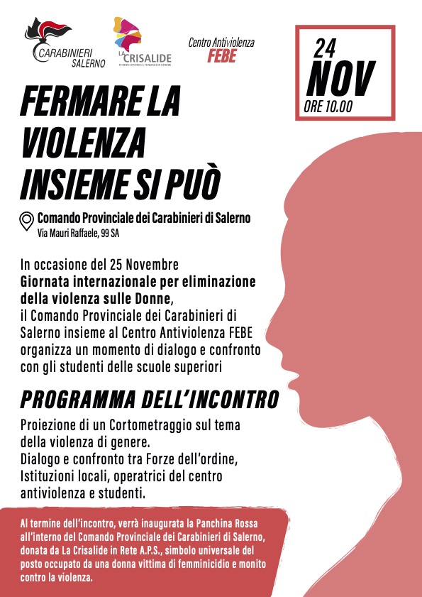 Fermare la violenza insieme si può